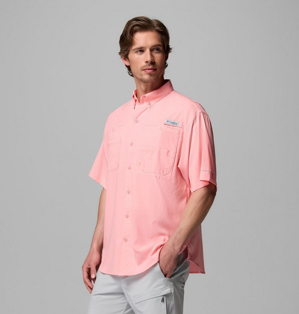Men's Short-Sleeve Fishing Shirt - Blue