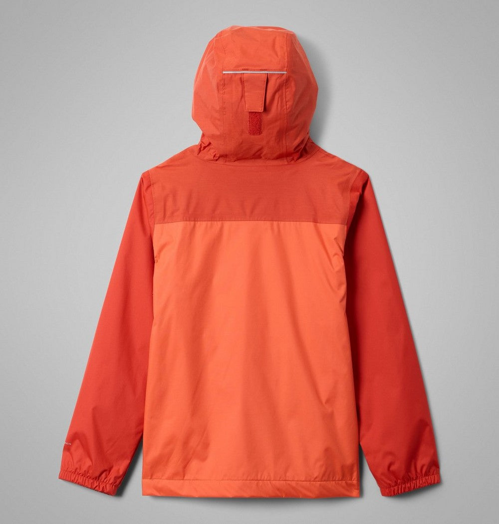 Boys' Fleece-Lined Rain Jacket - Red