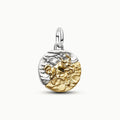 Taurus Zodiac Medallion Charm - Gold