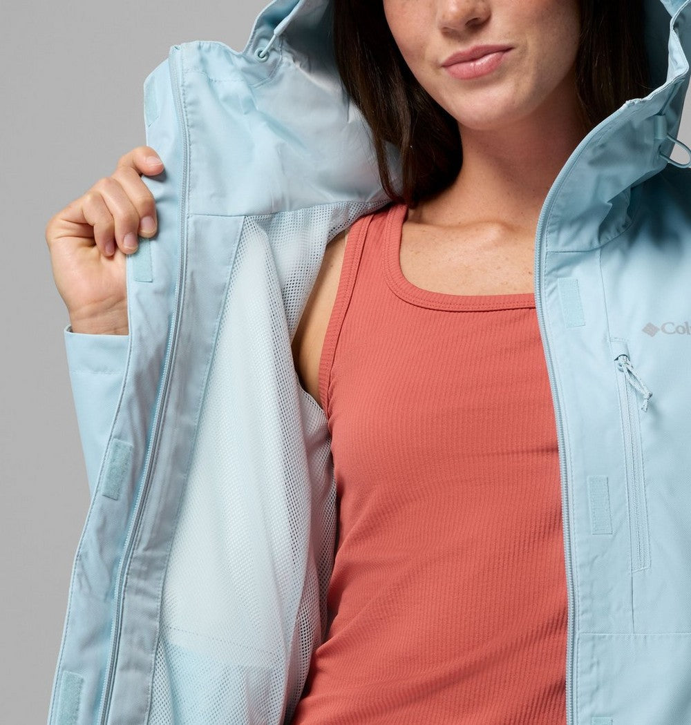 Women's Waterproof Rain Jacket - Coral