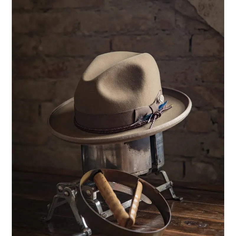 Lighter Warm Brown Fedora