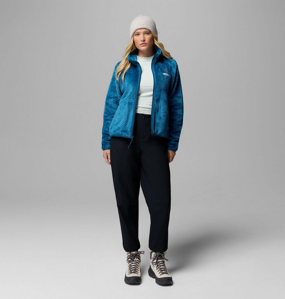 Women's Cropped Sherpa Full-Zip Fleece - Green