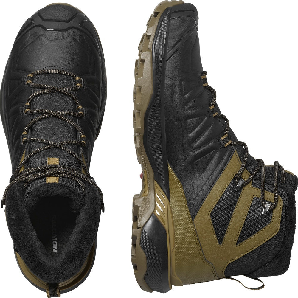 Men's Insulated Waterproof Winter Boots - Black