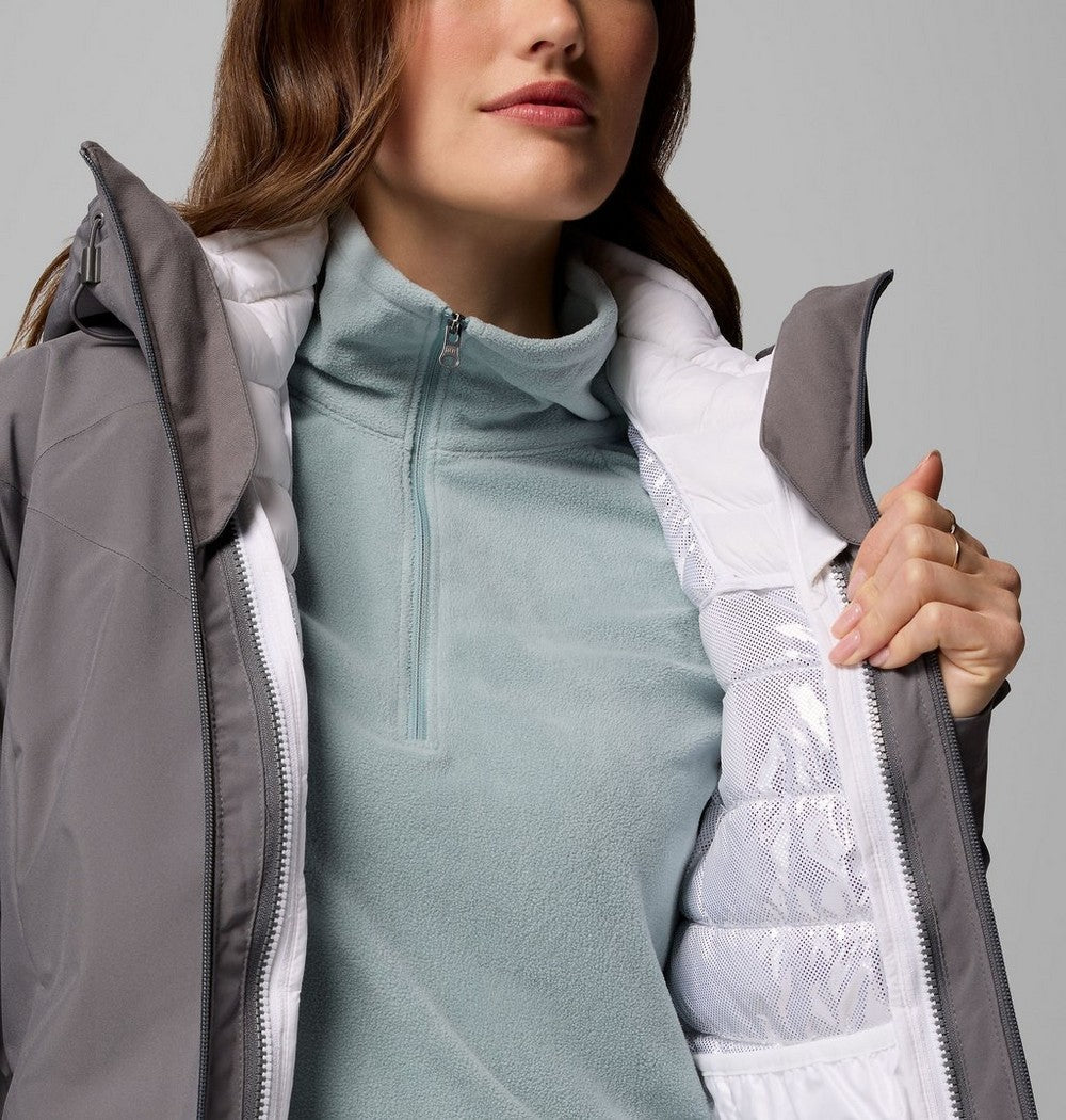Women's 3-In-1 Waterproof Jacket - Brown