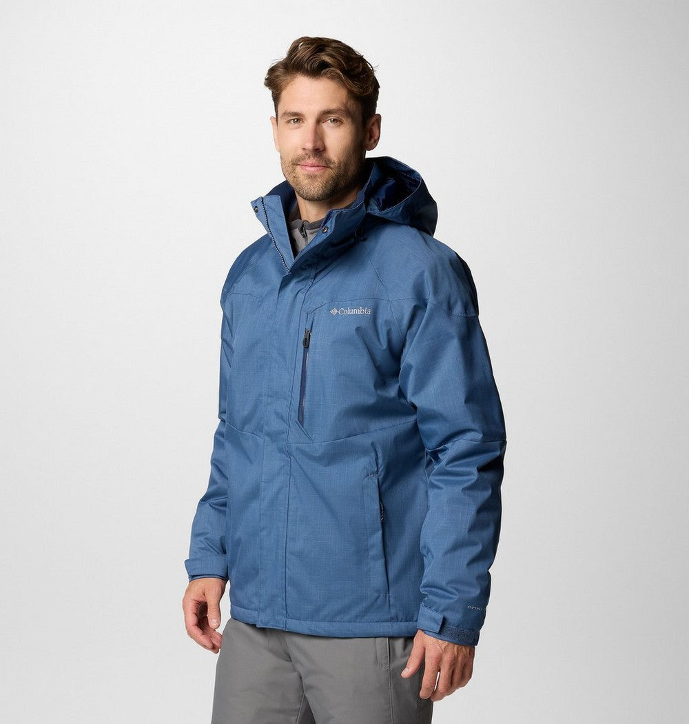 Men's Insulated Ski Jacket - Dark Blue