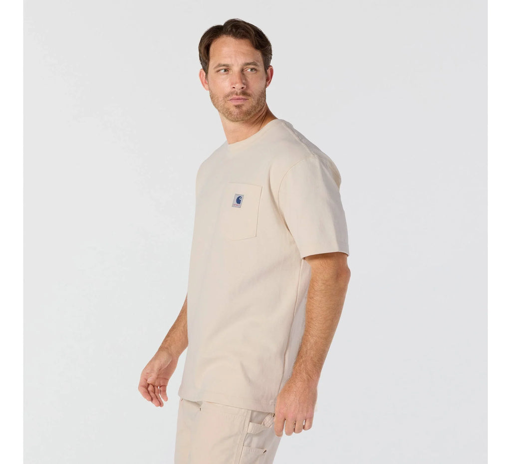 Men's Heavyweight Loose Painter T-Shirt - Chalk