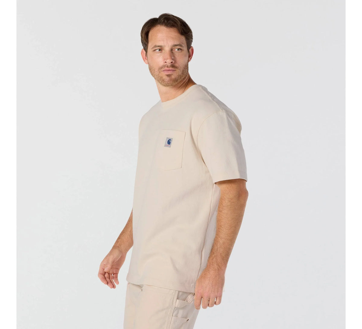 Men's Heavyweight Loose Painter T-Shirt - Chalk