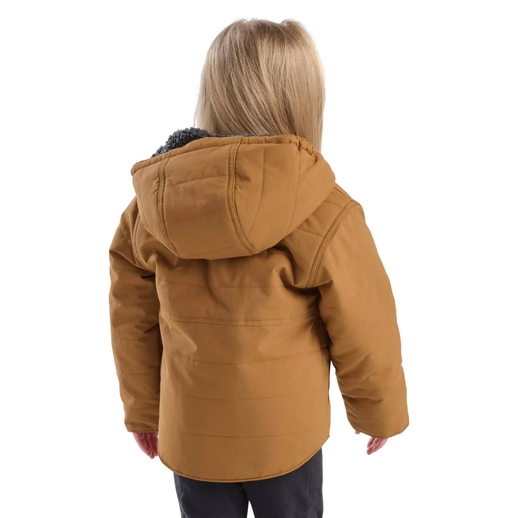 Baby & Toddler Insulated Hooded Jacket - Brown