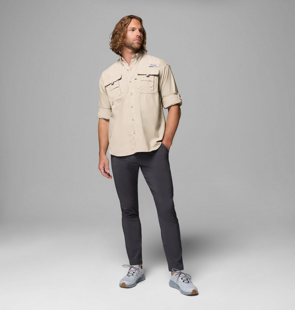 Men's Vented Long-Sleeve Fishing Shirt - Blue
