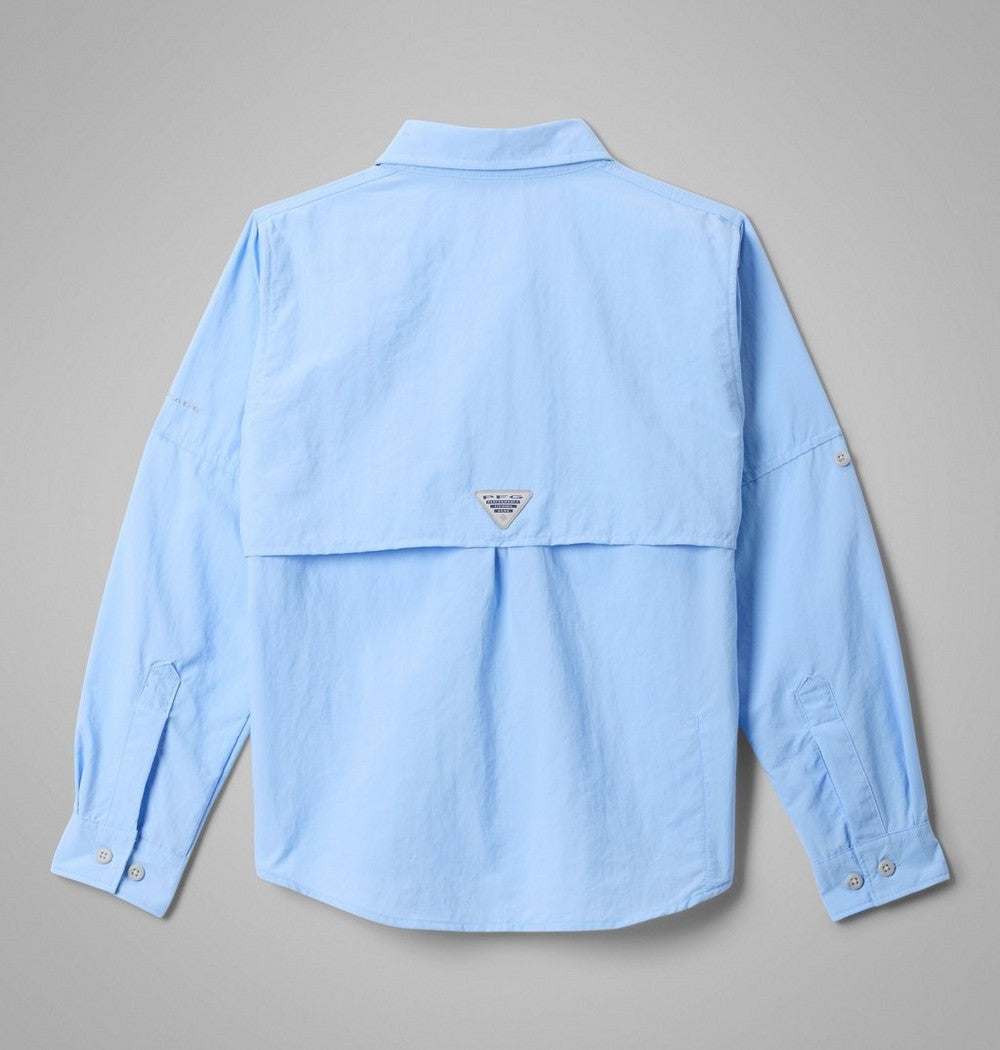 Boys' Long Sleeve Fishing Shirt - Grey