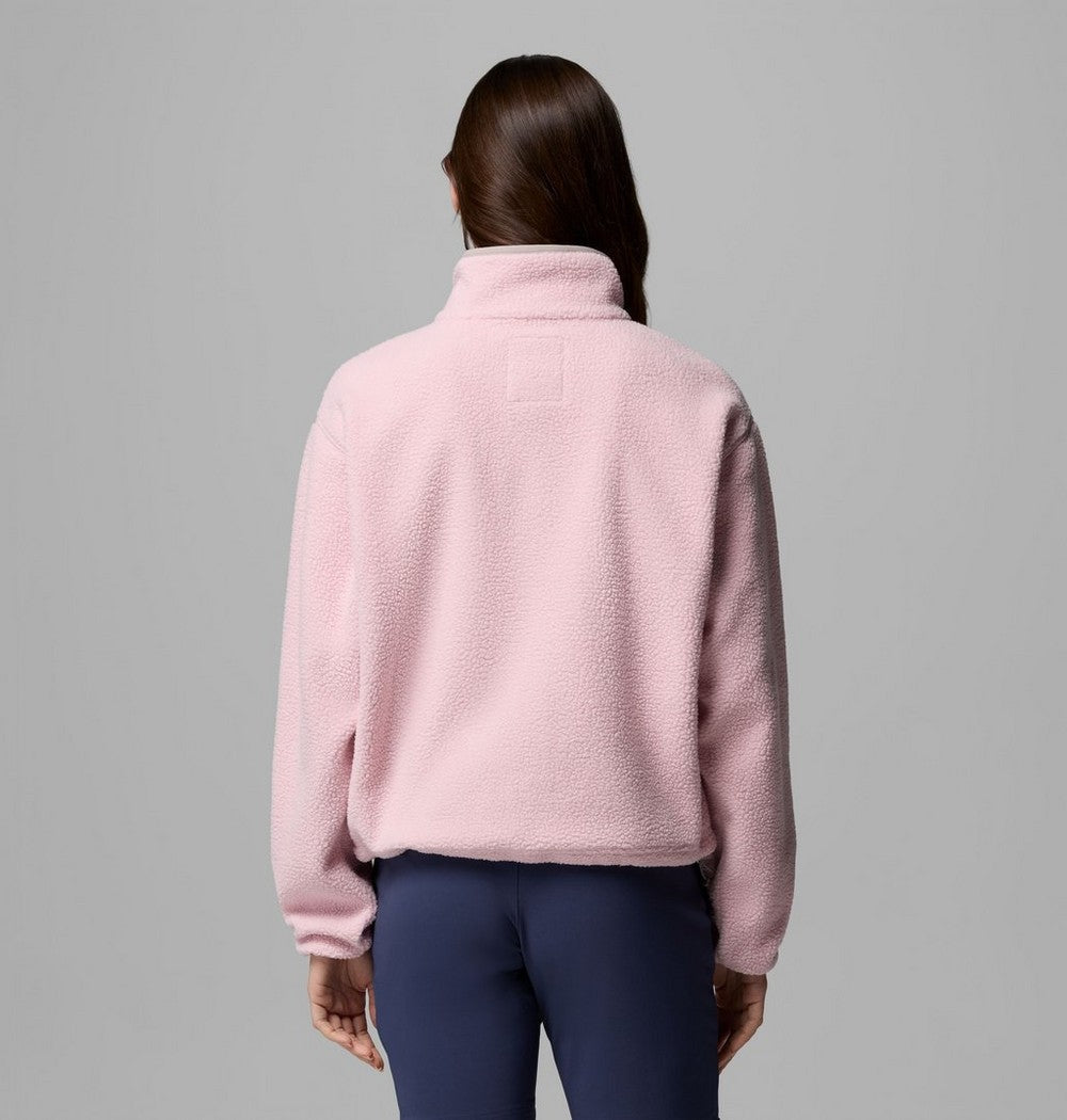 Women's Cropped Half-Snap Fleece Pullover