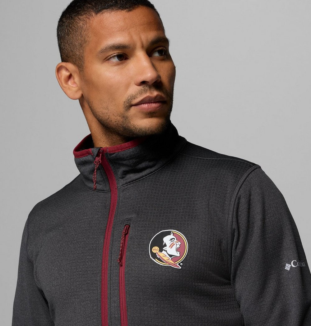 Men's Grid Fleece Half-Zip Pullover - Black