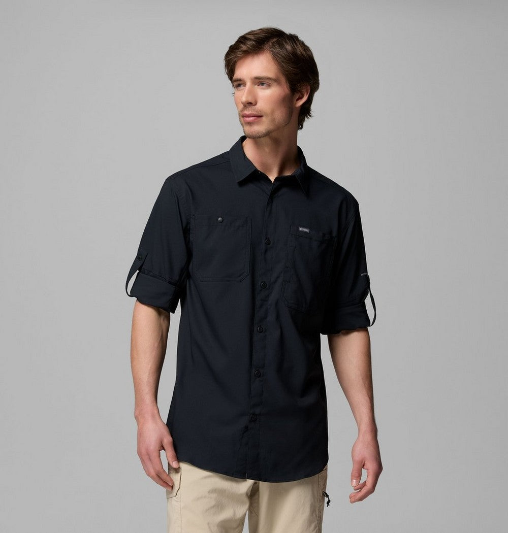 Men's UPF 100 Utility Long Sleeve Shirt - Gray