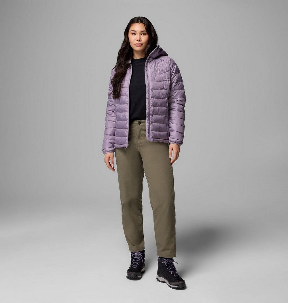 Women's Hooded Puffer Jacket - Navy