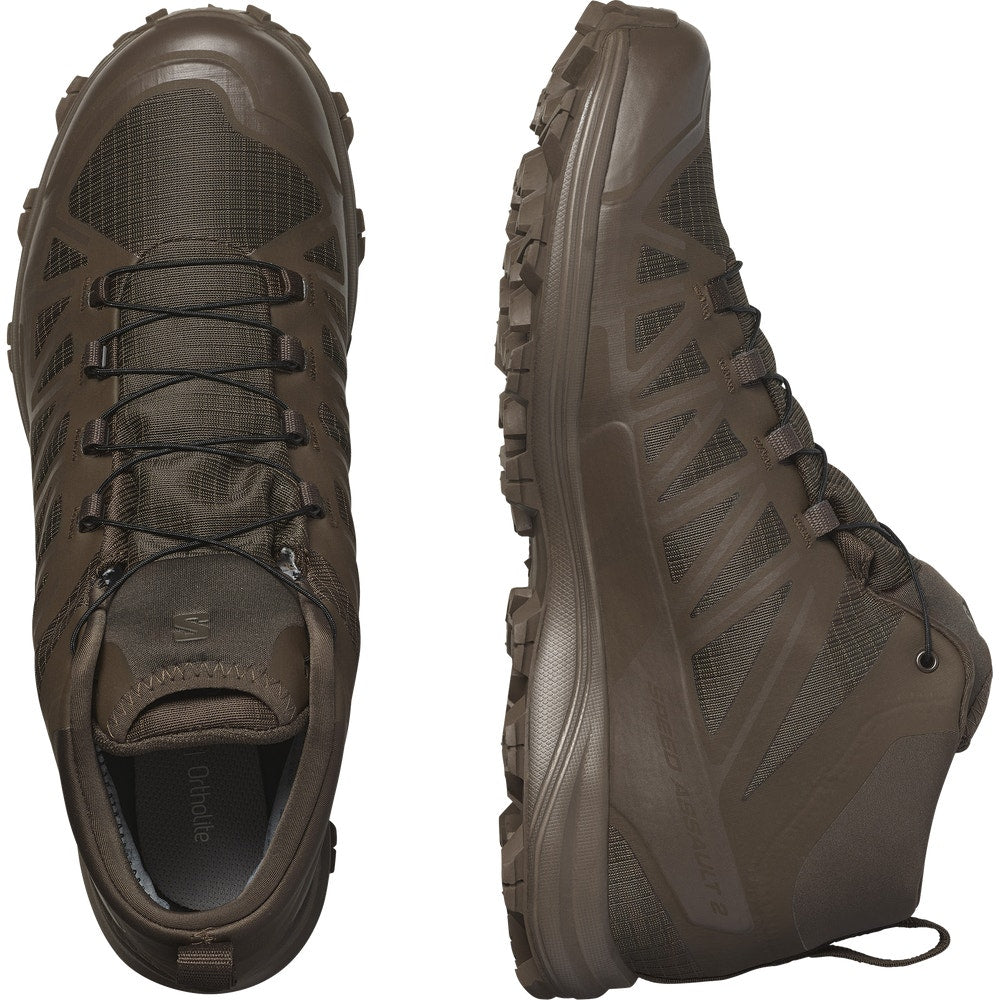 Waterproof Mid-Cut Tactical Boots - Brown