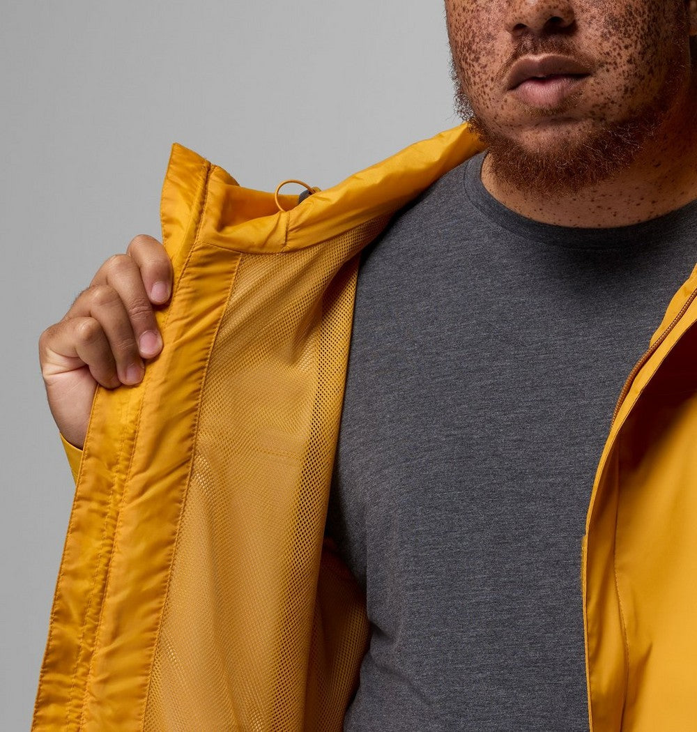 Men's Big Seam-Sealed Rain Jacket - Blue