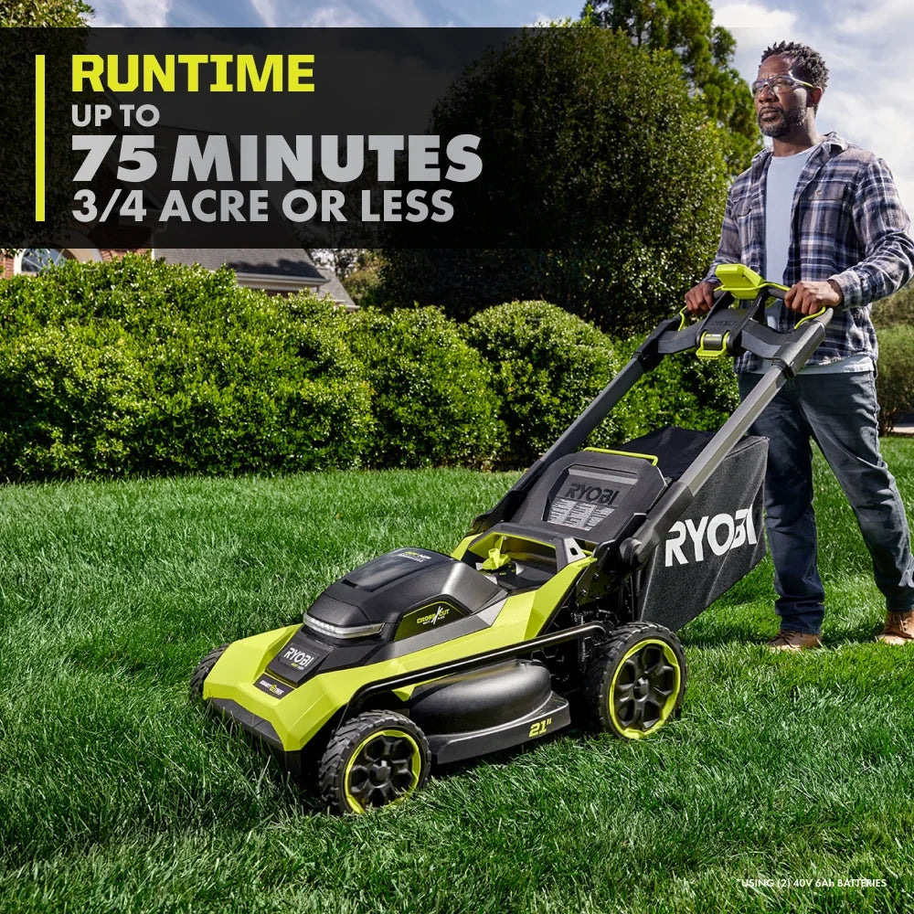 40V 21-Inch Self-Propelled Lawn Mower Kit