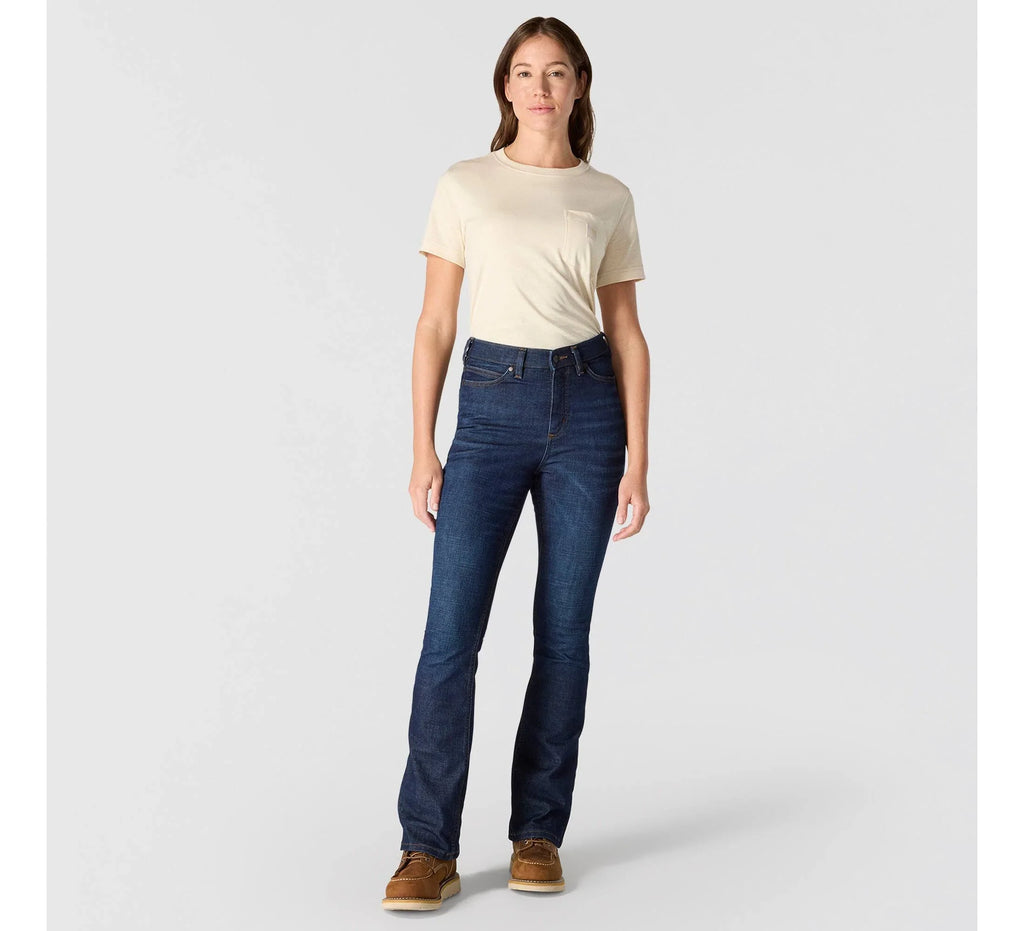 Women's High-Rise Bootcut Stretch Jeans - Downpour