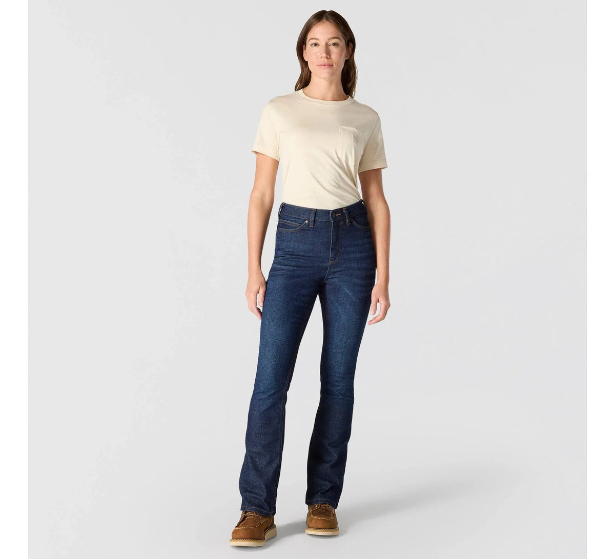 Women's High-Rise Bootcut Stretch Jeans - Downpour