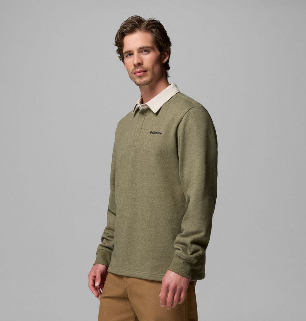 Men's Long-Sleeve Rugby Shirt - Green