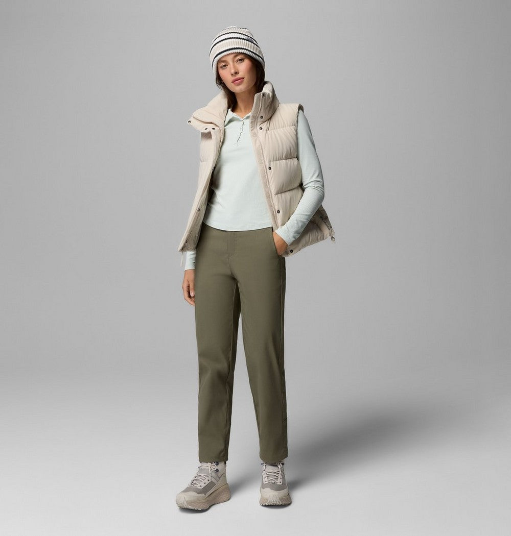 Women's Stretch Straight-Leg Pants - Green