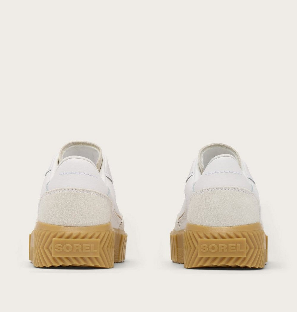 Women's T-Toe Leather Sneaker - Green