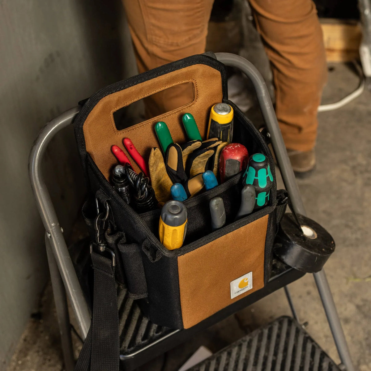 Open-Top Tool Organizer Bag