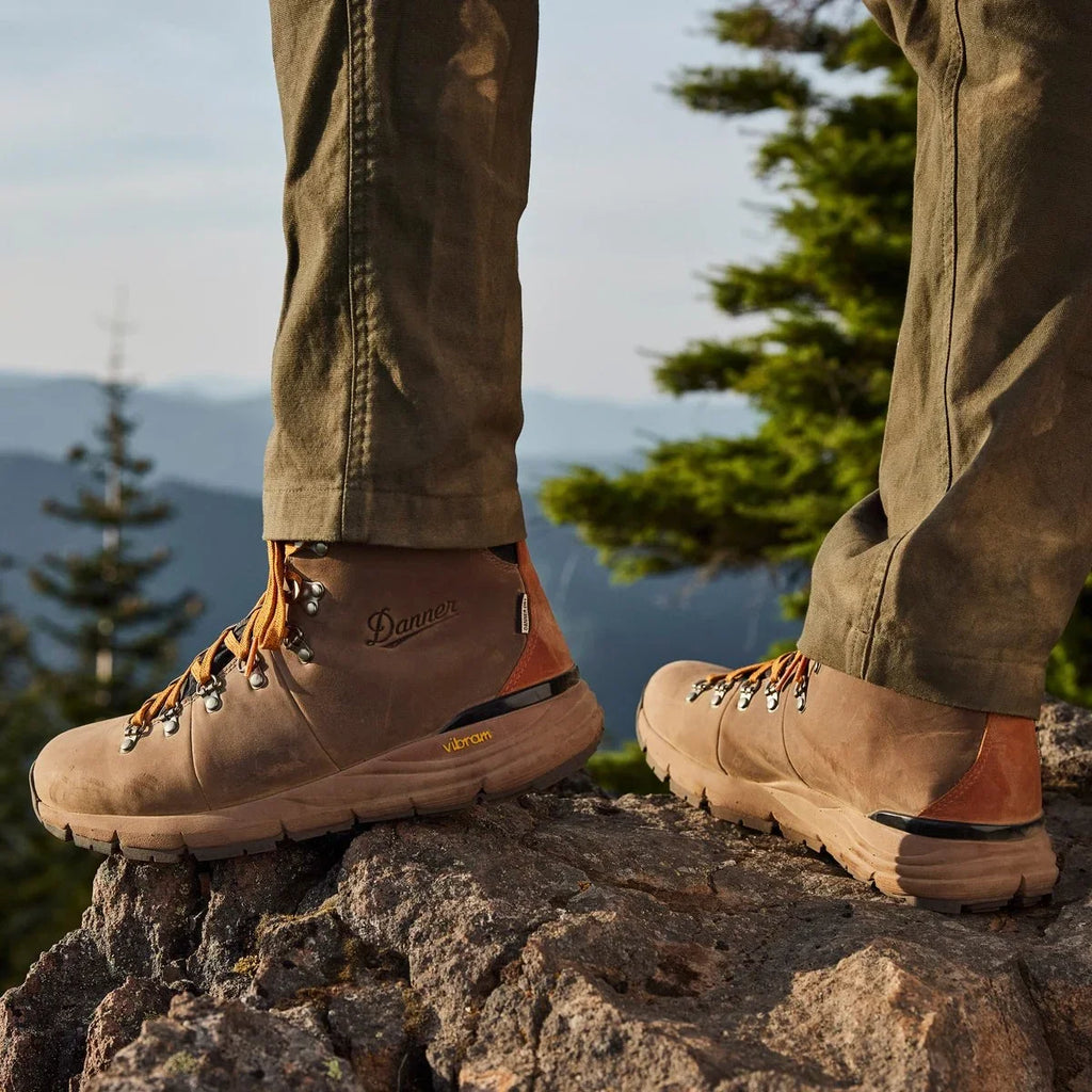 Waterproof Leather Hiking Boot - Brown/Tan