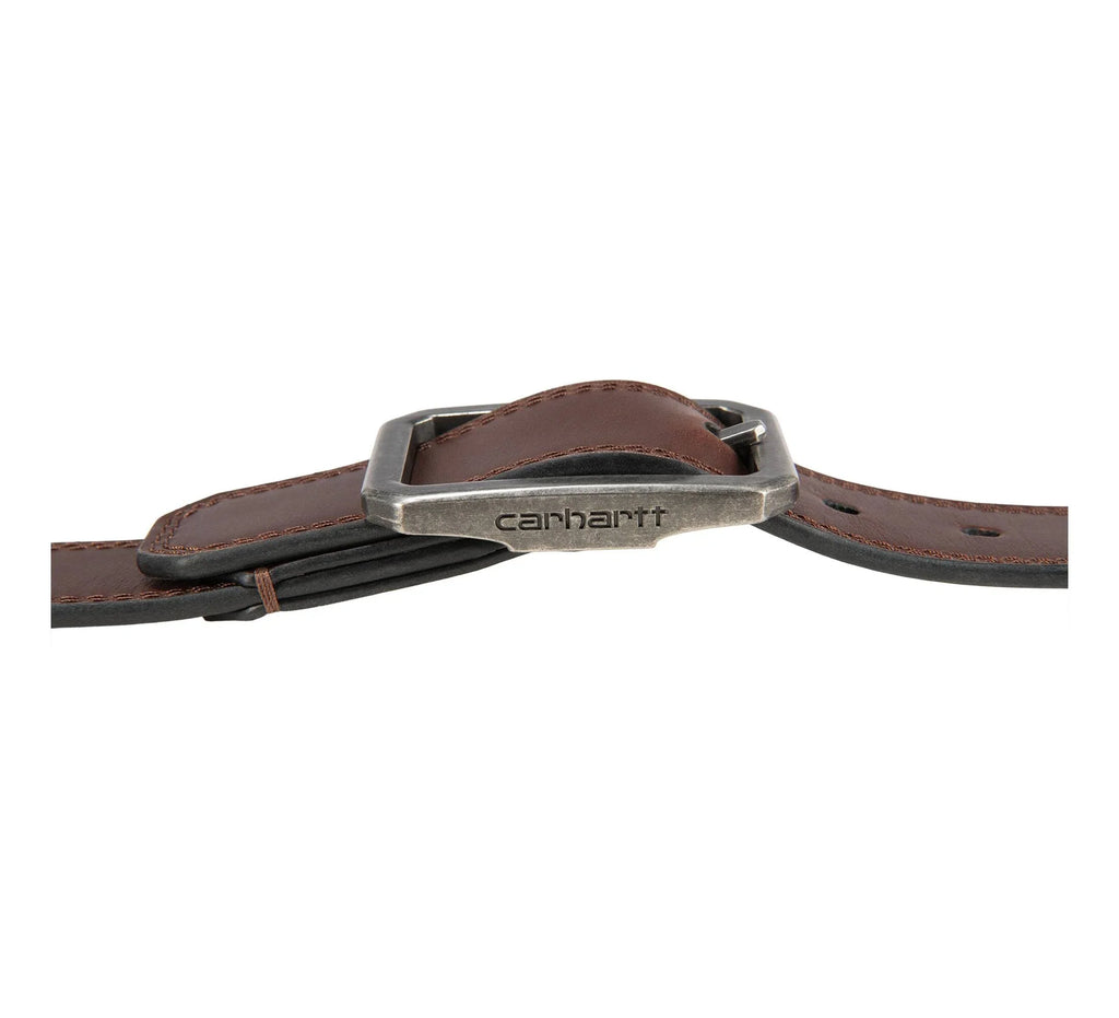 Reversible Full-Grain Leather Belt - Brown