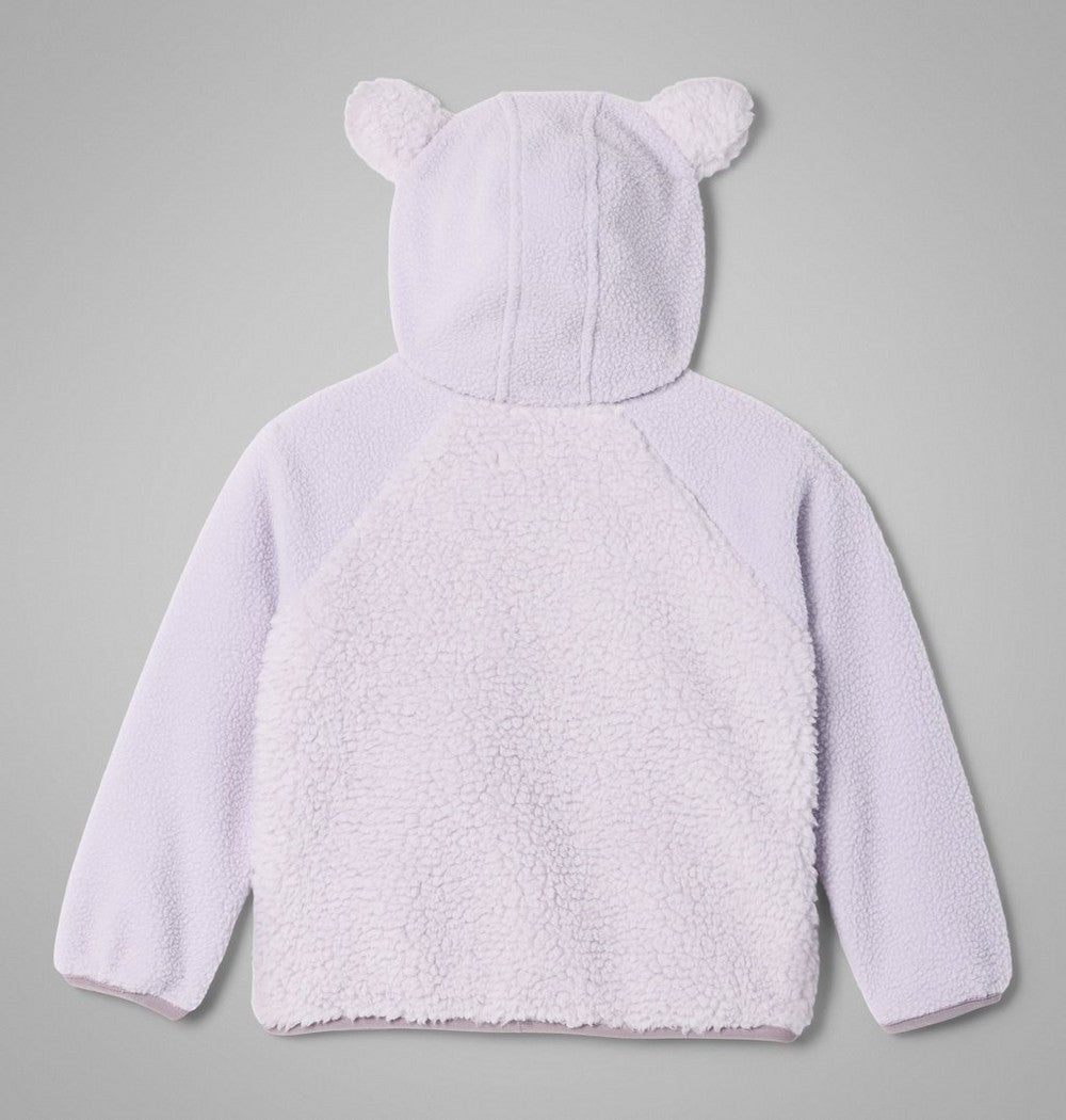 Toddler Hooded Sherpa Full-Zip Jacket - Lavender