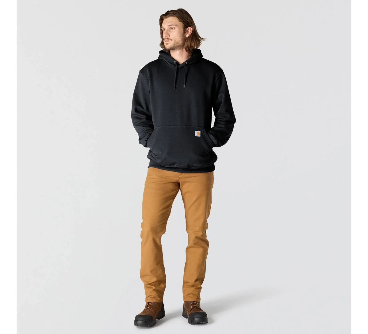 Men's Water-Repellent Pullover Hoodie - Blue