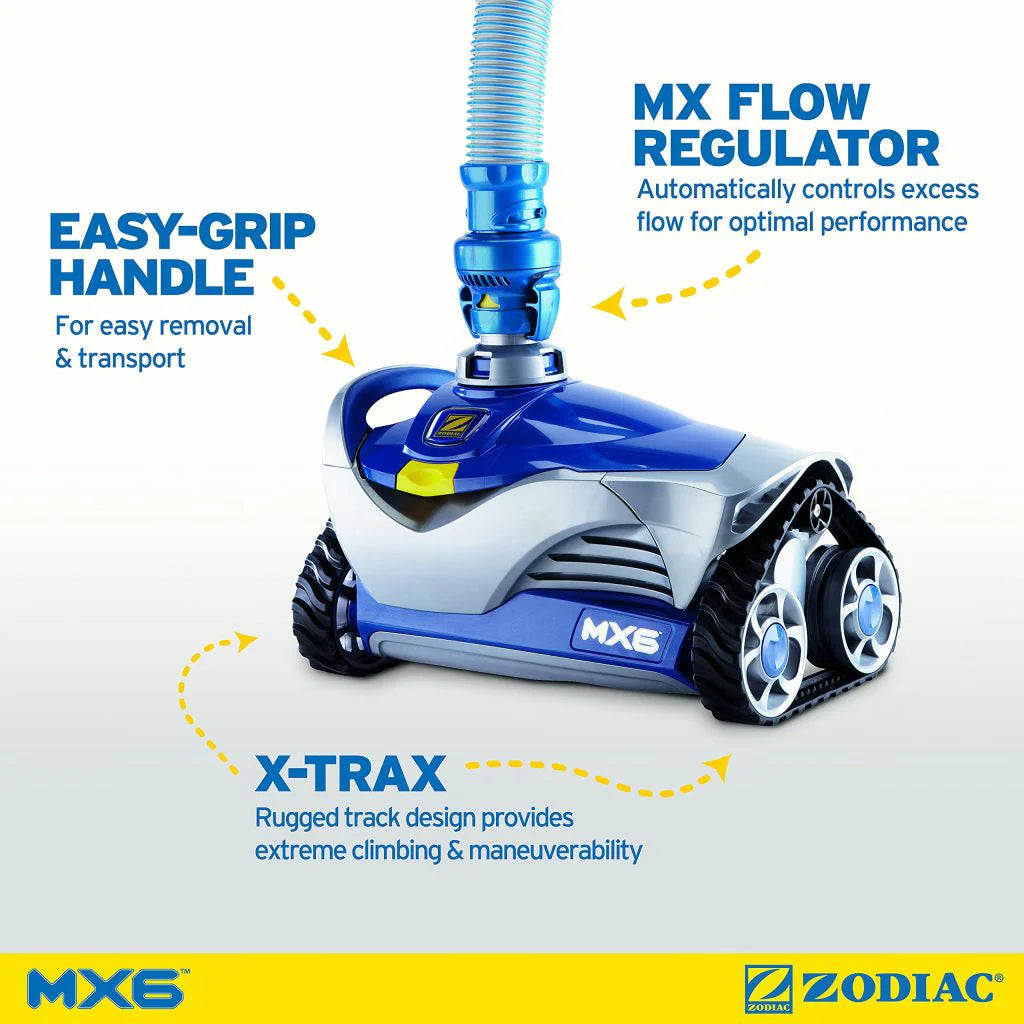 Zodiac Automatic Suction Pool Cleaner for In-Ground Pools - MX6 Elite
