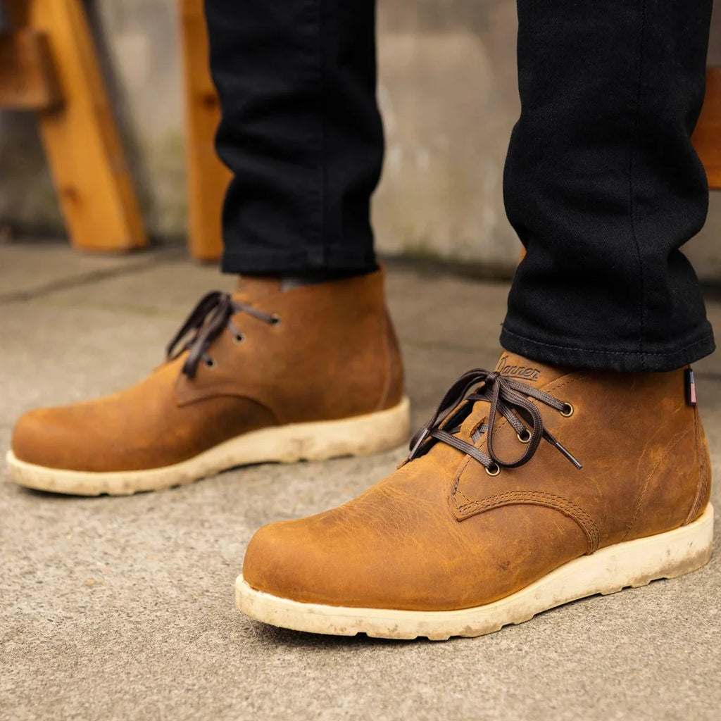 Full-Grain Leather Chukka Boots - Roasted Pecan