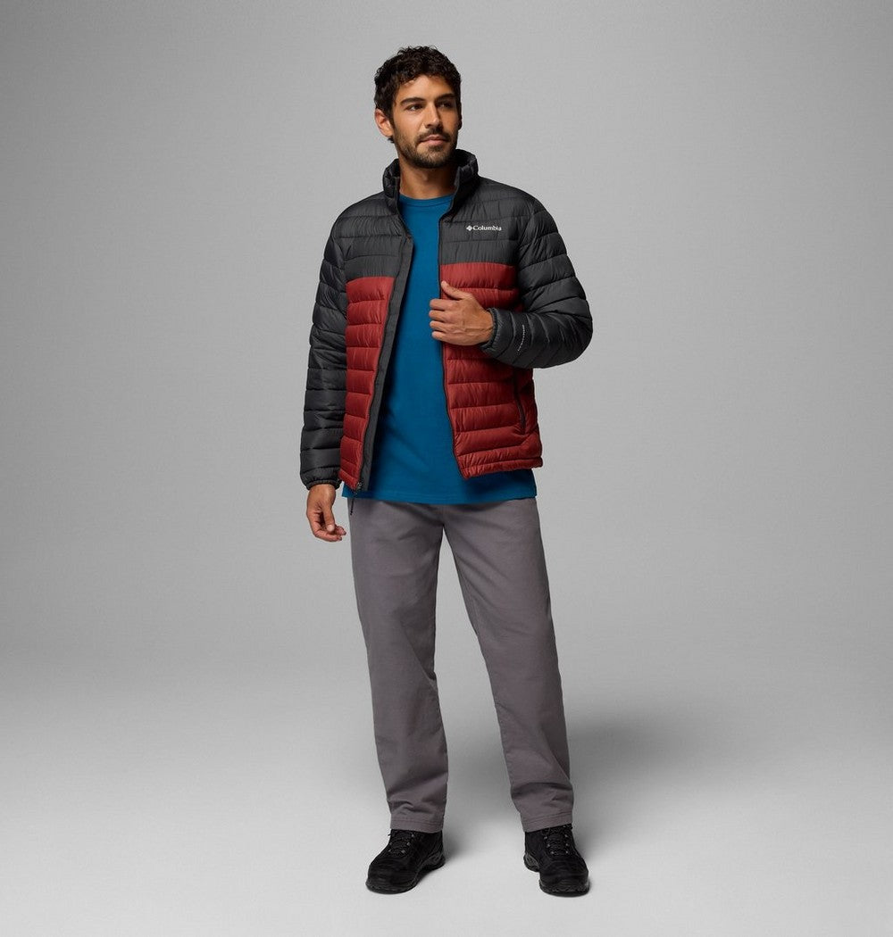 Men's Insulated Puffer Jacket - Red