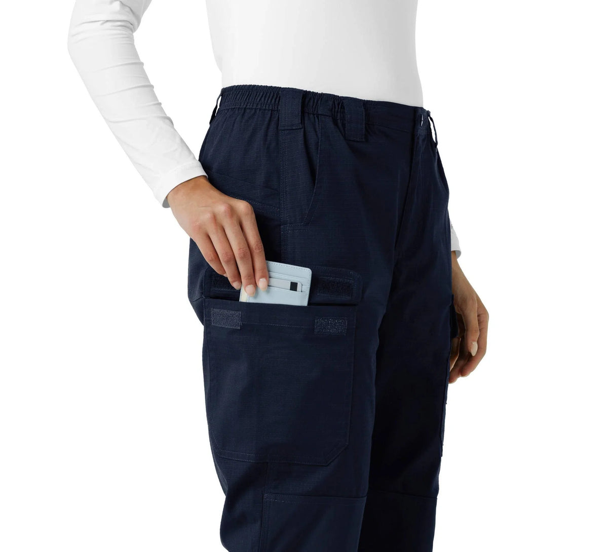 Women's Stretch Ripstop Cargo Pants - Navy