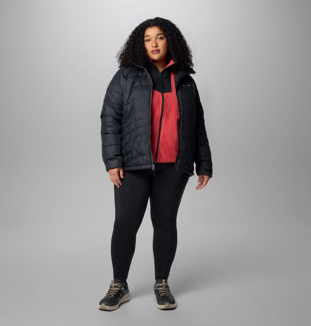 Women's Plus Size Insulated Hooded Jacket - Blue