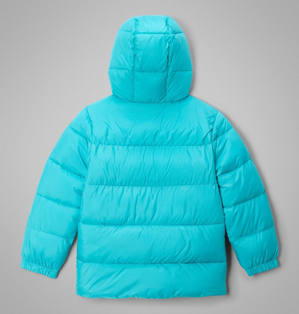 Kids' Hooded Insulated Puffer Jacket - Red Black