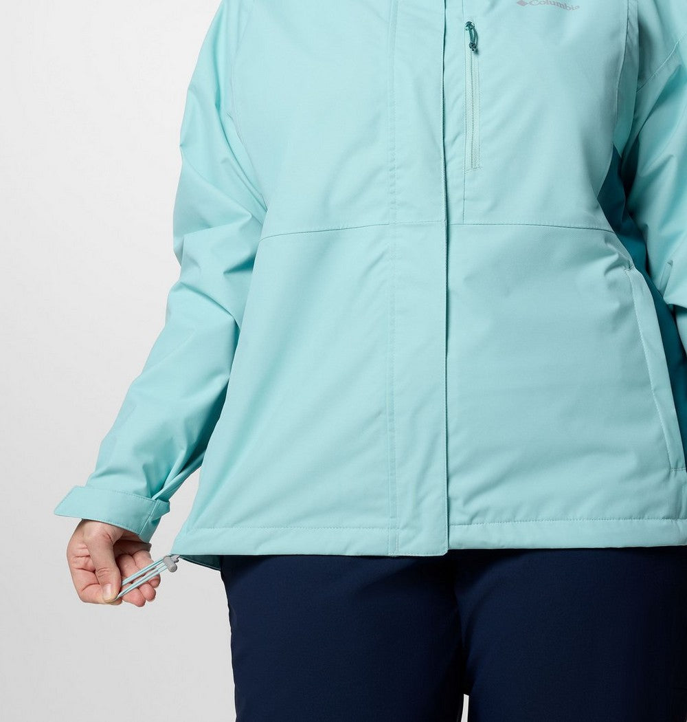 Women's Plus Size Waterproof Rain Jacket - Navy