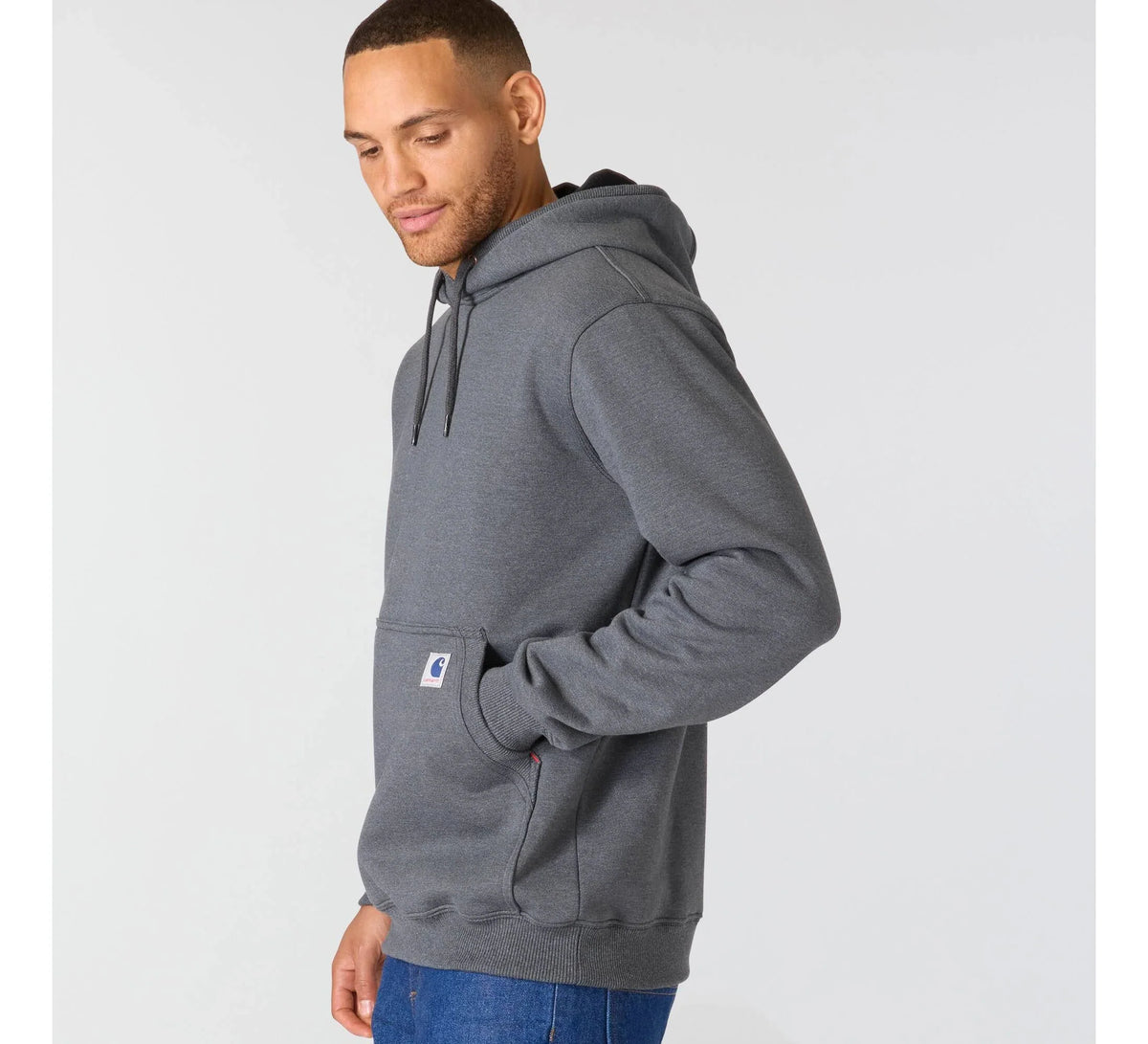Men's Heavyweight Fleece Pullover Hoodie - Gray