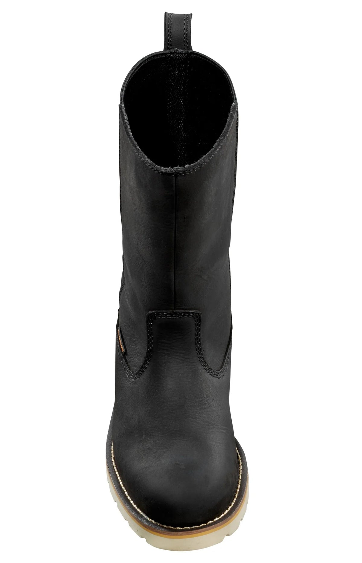 Women's Waterproof 10-Inch Soft Toe Pull-On Boot - Black