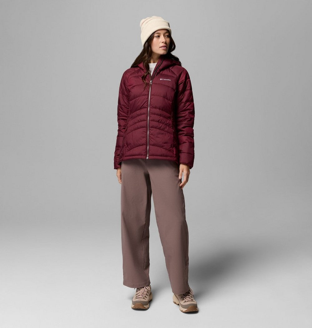 Women's Insulated Hooded Jacket - Wine