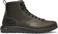 Waterproof Leather Lace-Up Boots - Charcoal