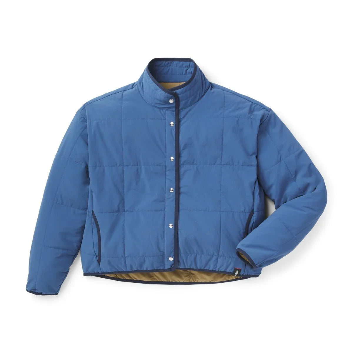 Insulated Snap-Front Shirt Jacket - Blue