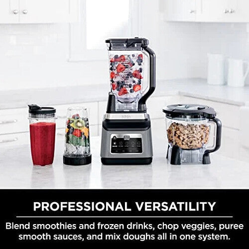 Ninja Professional Plus Kitchen System 1400 WP, 72-oz Blender Pitcher, 64-oz Processor Bowl, 2 24-oz To-Go Cups - BN801