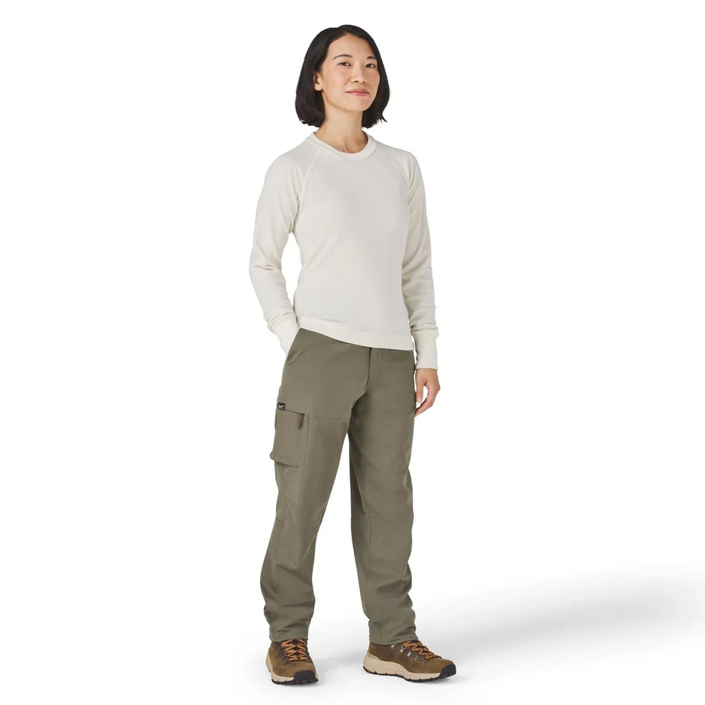 Waffle Knit Long Sleeve T-Shirt - Turtledove