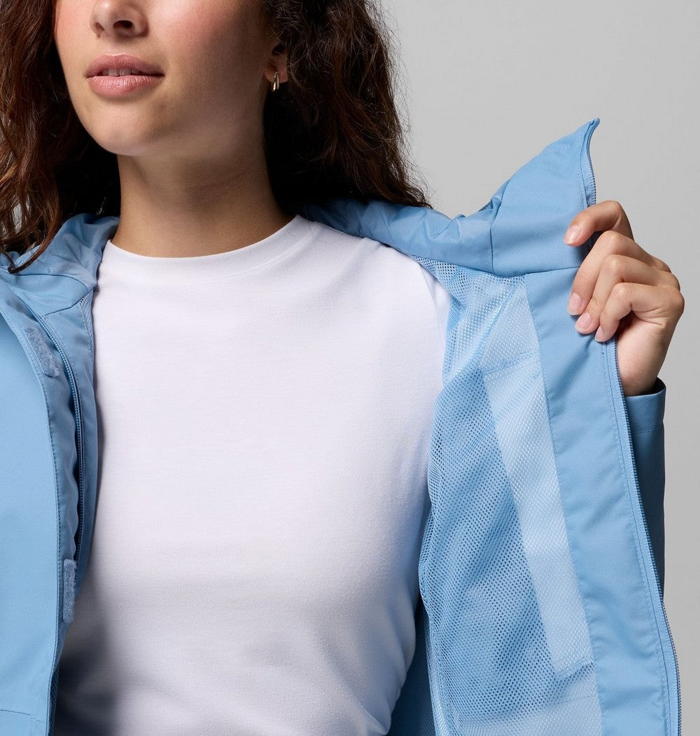 Women's Waterproof Rain Jacket - Coral
