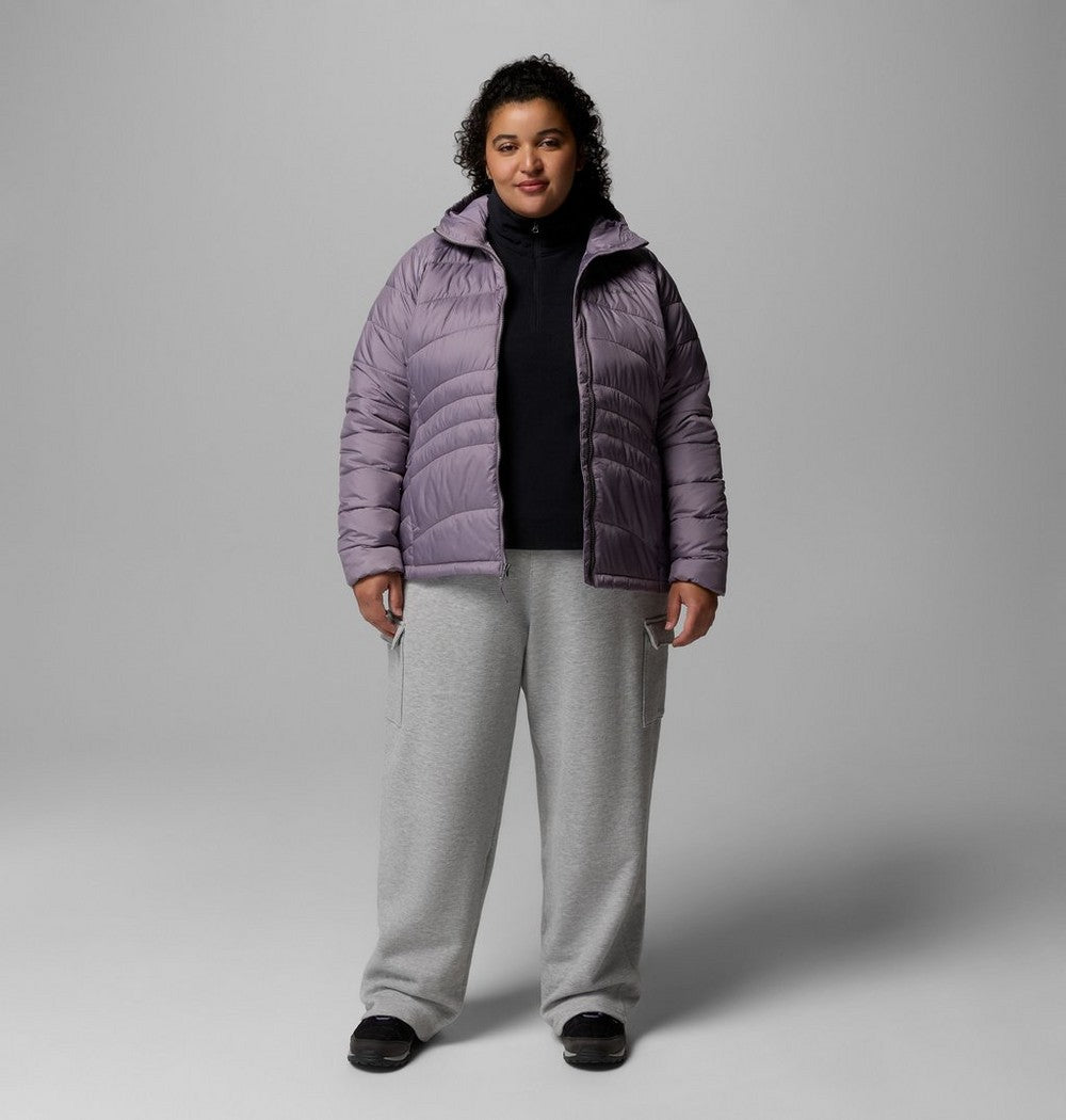 Women's Plus Size Insulated Hooded Jacket - Blue