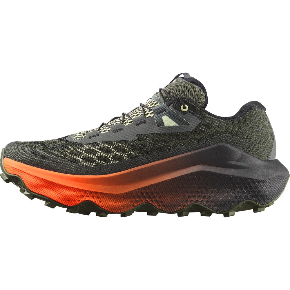 Men's Cushioned Trail Running Shoes - Black