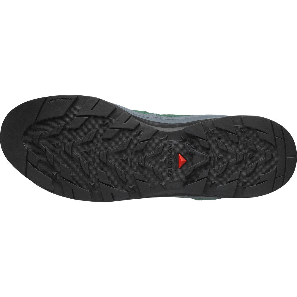 Suede And Canvas Outdoor Sneakers - Blue