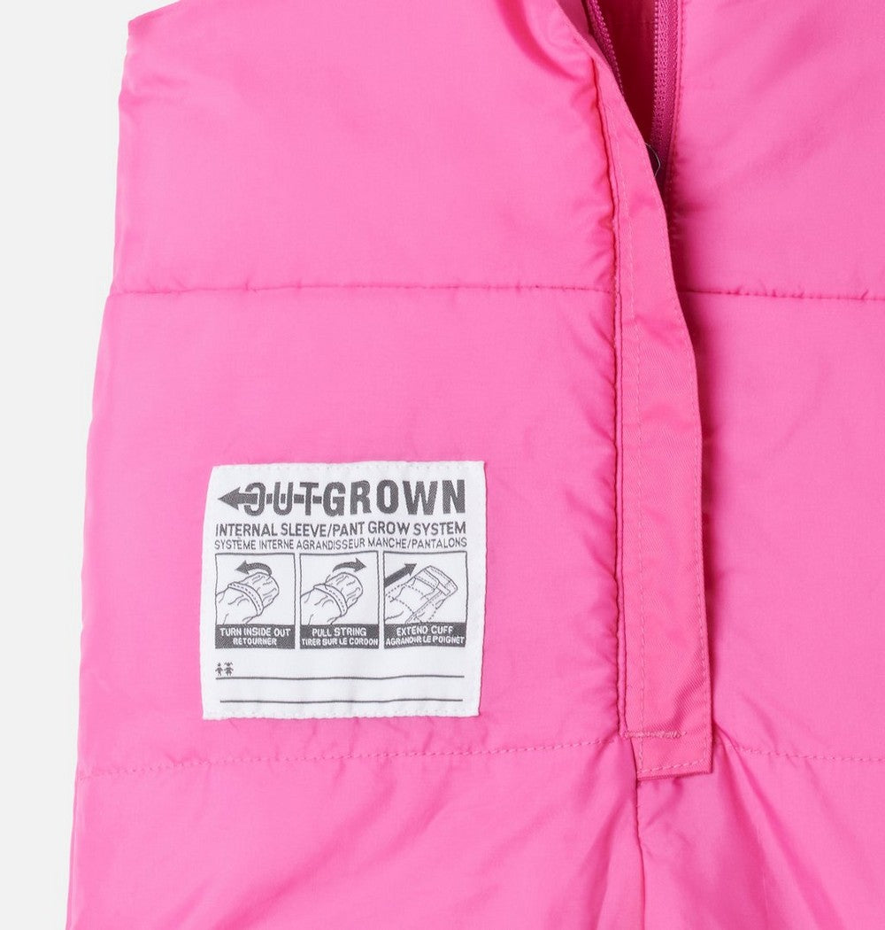 Toddler Waterproof Insulated Snow Bib - Red